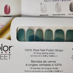 100% REAL NAIL POLISH STRIPS 