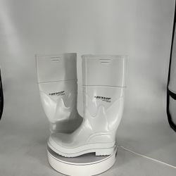 DUNLOP PLAIN TOE WHITE SAFETY LOCK / 81011