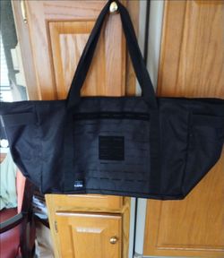 LA Police Gear LAPG Collapsible Multi use Tote Bag Black Durable and Lightweight 18 x16 x8