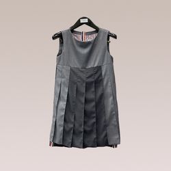Thom Browne Colorblock Sleeveless Vest Dress