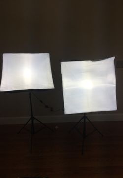 TWO STUDIO LIGHTS
