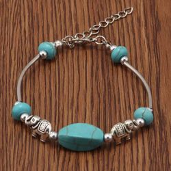 beautiful turquoise delicate carving bracelet