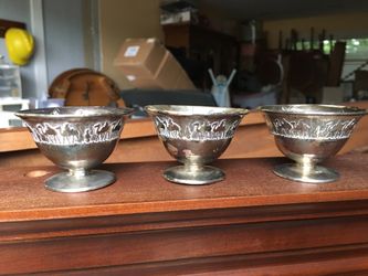 Japanese Silver Cups