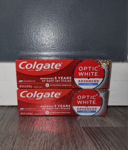 Colgate Optic White Advanced Toothpaste Oral Care