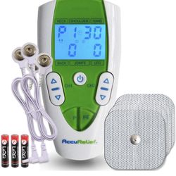 New in box TENS Unit Pain Relief System - Muscle Stimulator For Pain Relief From Back Pain, Neck Pain, And Other Body Pains