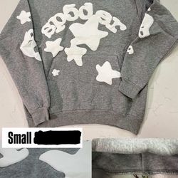 Grey Spider Hoodie