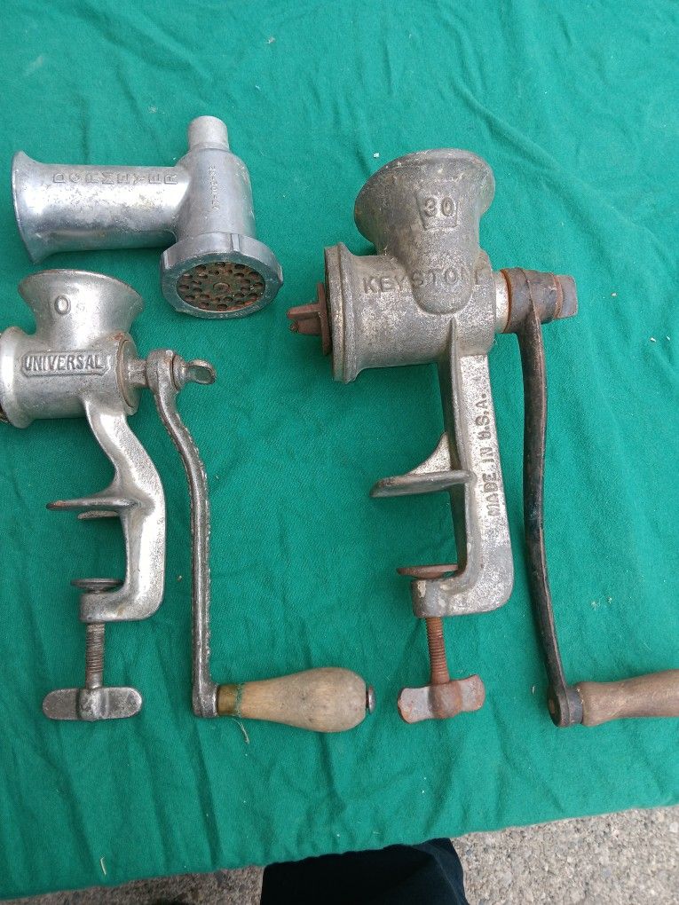Antique Meat Grinders