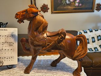 Wooden Horse 20"H by 20" L $60