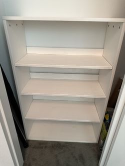 Two IKEA bookshelves