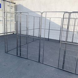(Brand New) $360 Dog 16-Panel Playpen, 10x10x5ft Tall Heavy Duty Pet Exercise Fence Crate Kennel Gate 