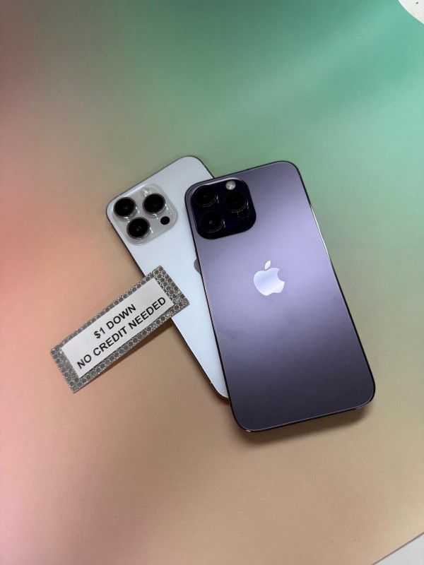 Apple IPhone 14 Pro Max 5G - Only $1 Today Pay The Rest Later!