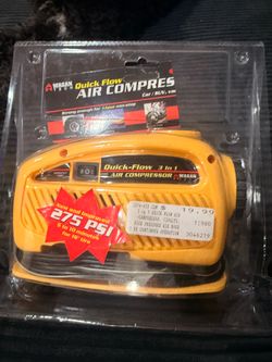 Wagan 3-in-1 Car Air Compressor – New