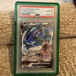 Rayquaza V Evolving Skies Full Alt Art PSA 10