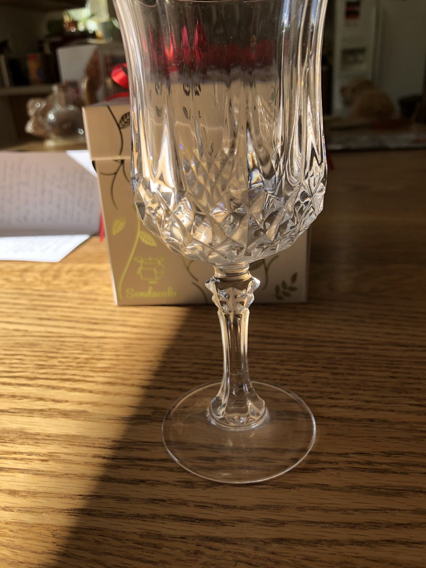 Crystal  Wine Glasses 