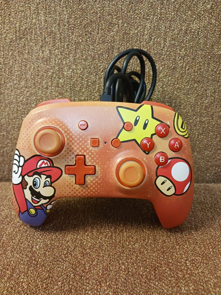 PowerA Super Mario Enhanced Wired Controller For Nintendo Switch