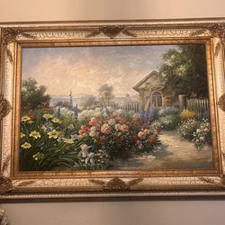 Home garden painting.