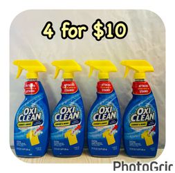 Oxy Clean Stain Remover, 4 for $10 or $3 each