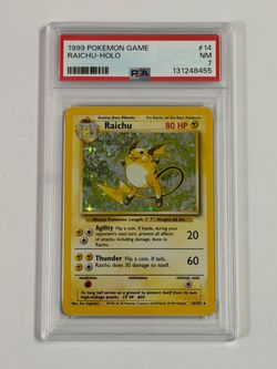 POKEMON Raichu - Base Set PSA 7