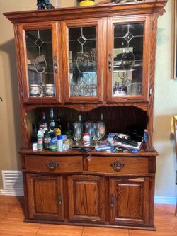 Wood hutch