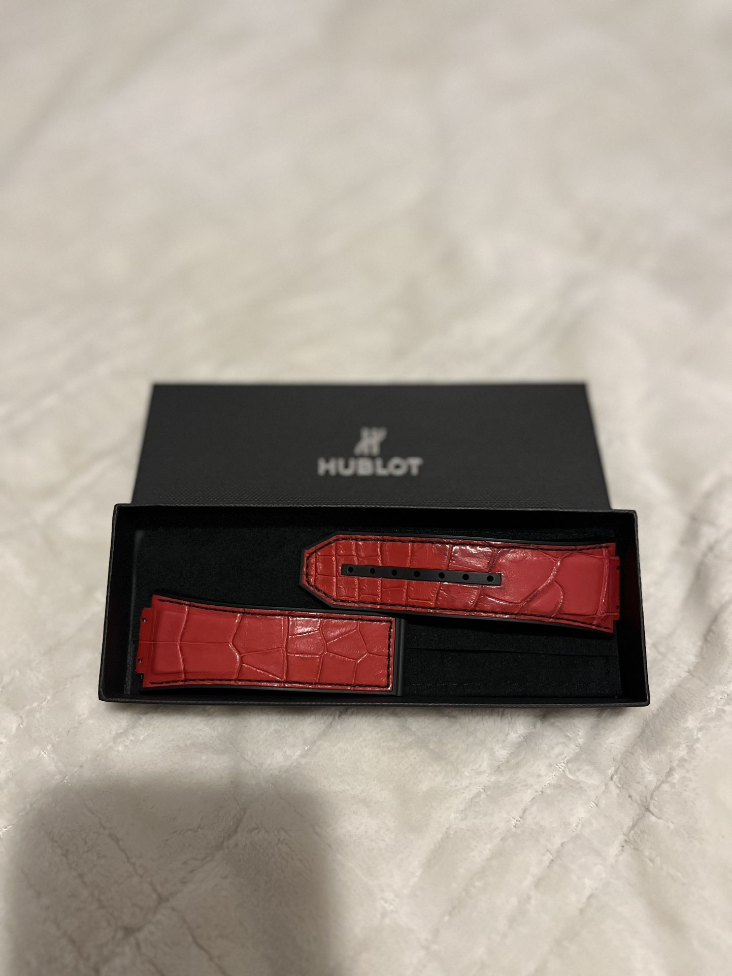 Hublot Red Alligator Strap