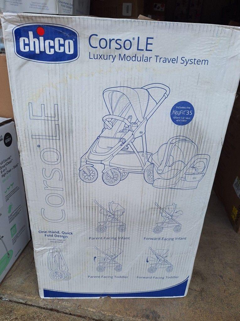 New Chicco Corso LX Travel System.