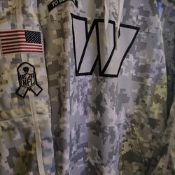 2xl Washington Commanders Hoodie Salute To Service 