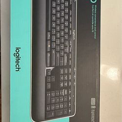 Logitech wireless mouse and keyboard set - never used