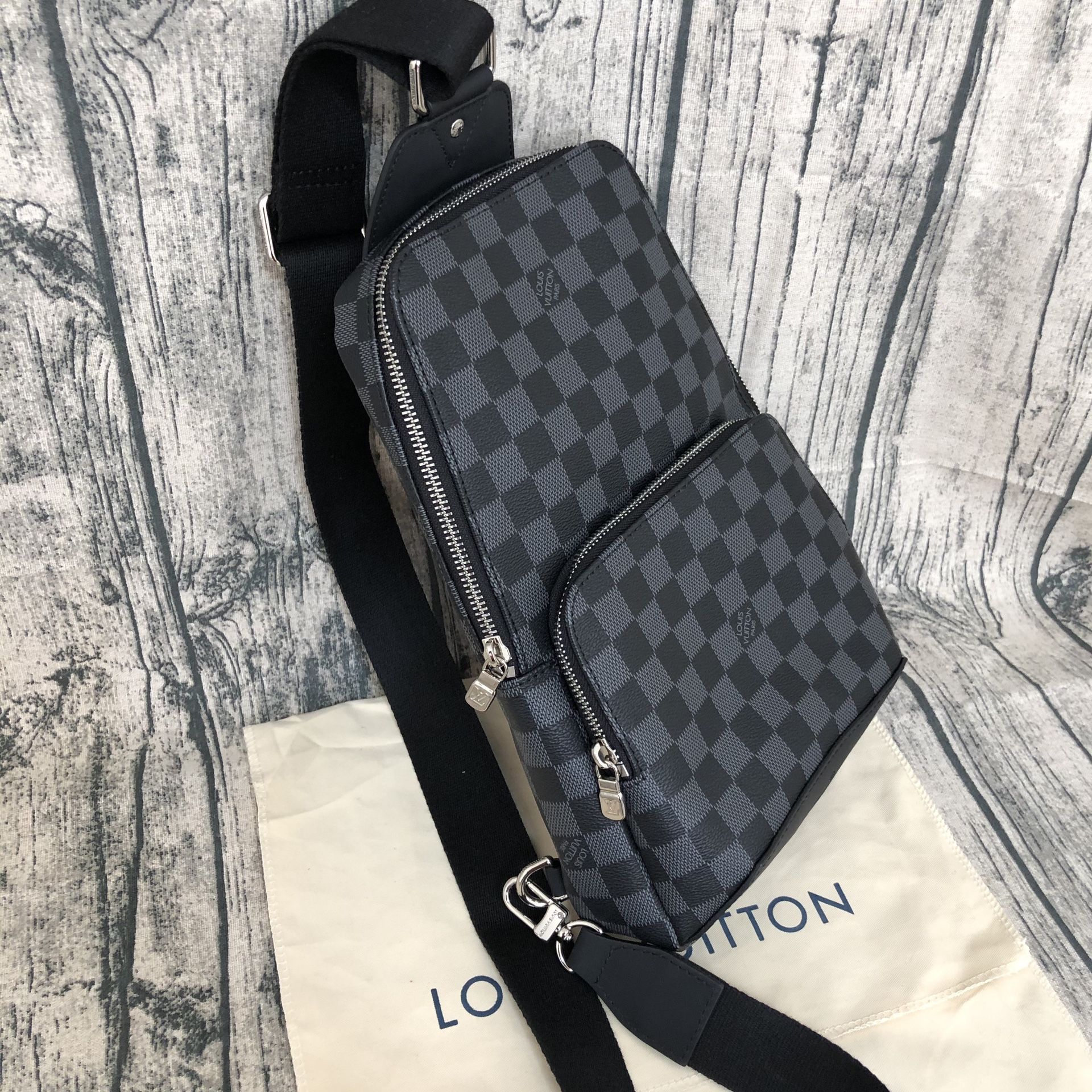 Buy Louis Vuitton Avenue Sling Bag Men Backpacks (Damier Graphite