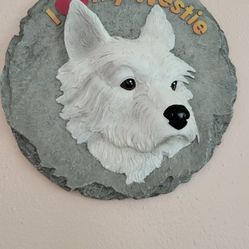 Westie Wall Plaque 