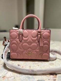 Coach Maggie Small Tote pink petal NWT