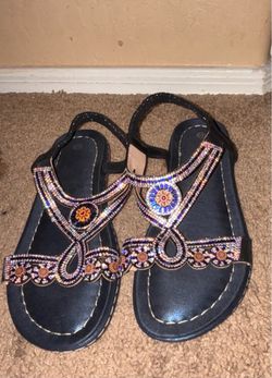 Sparkly Sandals blue