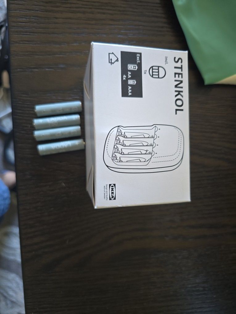 IKEA AAA Batteries (Used) + Brand New Charger