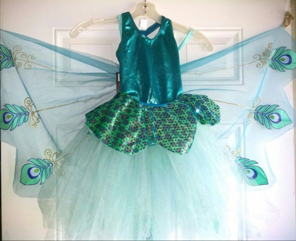 Pretty As A Peacock Girls XS