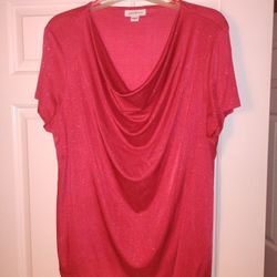 Sparkly Red Size 1X