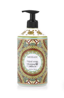 New Anatoliae Daphne Luxury Hand Soap• Coconut & Hibiscus• Multiple Scents• 24oz Mosaic Bottles