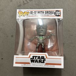 Funko pop Star Wars ig-88 with grogu