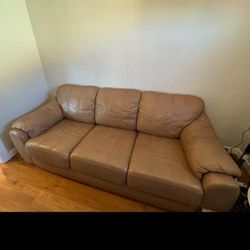 Leather sofa