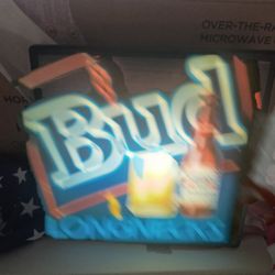 Lighted Bud Light Sign
