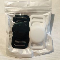 NEW 4 Pack Silicone Anti-Lost Apple Air Tag Tracker Holder Case For  Dog / Cat Collar