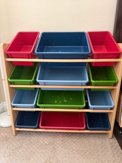 Kids Toy Storage Organizer with 12 Bins