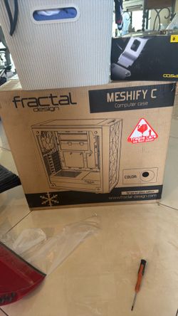 Fractal Meshify C temper glass computer case