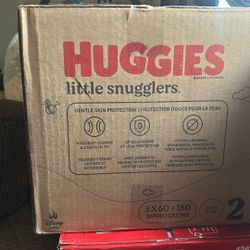 Huggies Diapers Size 1 & 2 Brand New !