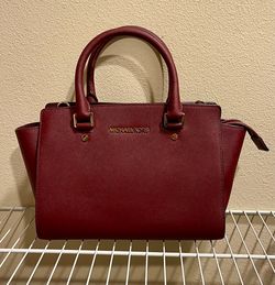 Michael Kors Burgundy Crossbody Bag