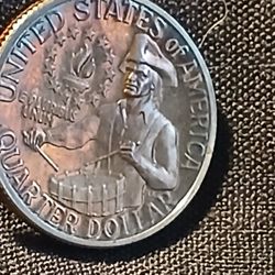 1976 Susan B Anthony Filled In D full Drums