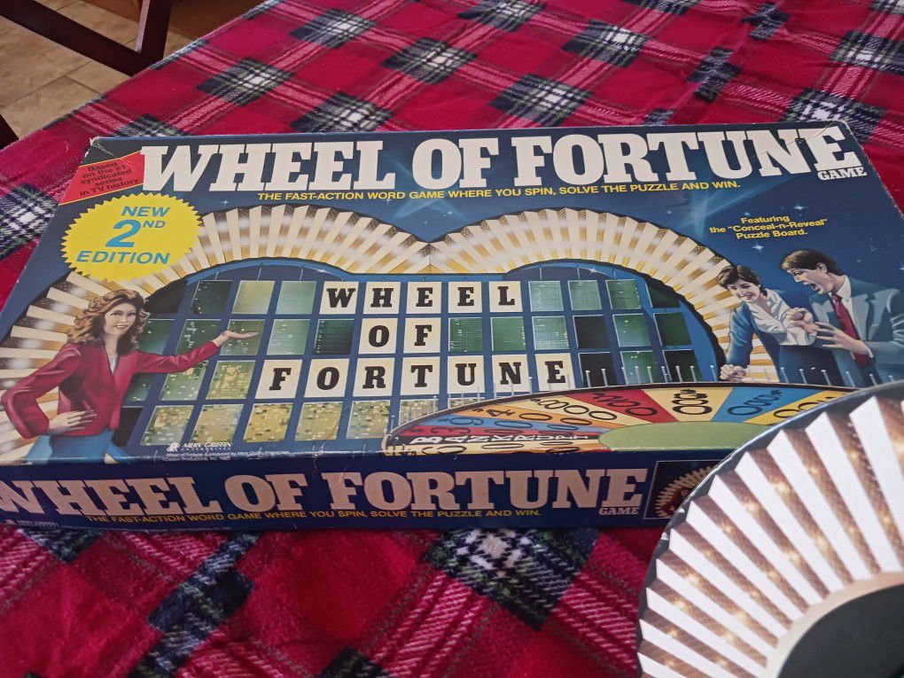 Vintage 1985 Wheel of Fortune board game 