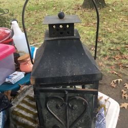 Large vintage indoor outdoor lantern only $25