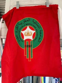 Morocco National Football Team Drawstring Bag