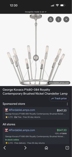 George Kovacs chandelier