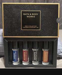 Bath & Body works men’s collection
