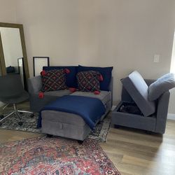 Couch modular, 4 Sections With Storage